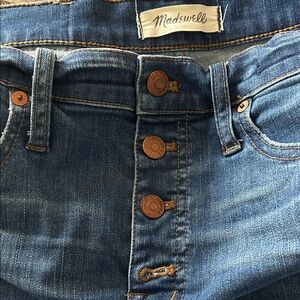 Madewell Skinny Jeans in Medium Blue